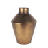 12" Antiqued Bronze Metal Trumpet Table Vase