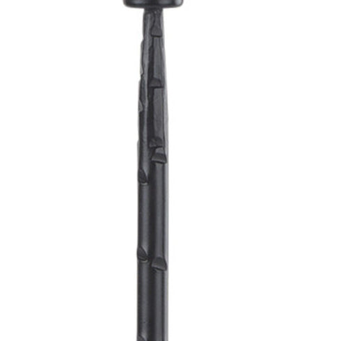 18" Black Metal Tabletop Taper Candlestick