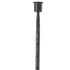 30" Black Abstract Metal Tabletop Taper Candlestick