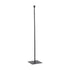 30" Black Abstract Metal Tabletop Taper Candlestick