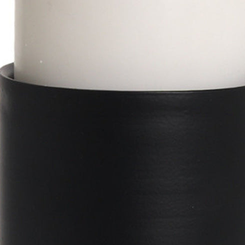 11" Black Metal Tabletop Pillar Candle Holder
