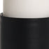 11" Black Metal Tabletop Pillar Candle Holder