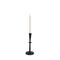 11" Black Metal Tabletop Taper Candlestick