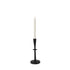 11" Black Metal Tabletop Taper Candlestick