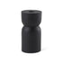 5" Black Metal Tabletop Pillar Candle Holder