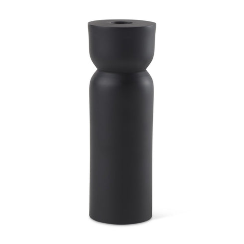 8" Black Metal Tabletop Taper Candle Holder