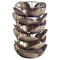 10" Bronze Distressed Botanical Leaf Metal Tabletop Hurricane Candle Holder