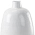 32" White And Beige Color Block Ceramic Round Floor Vase