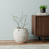 22" Cream Ceramic Amphora Floor Vase