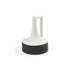 8" Black And White Ombre Ceramic Jug Vase