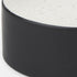 8" Black And White Ombre Ceramic Jug Vase