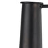 24" Black Metal Jug Vase
