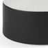 12" Black And White Ombre Ceramic Jug Vase