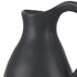 15" Black Ceramic Bud Jug Vase