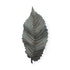 Brattea 16" X 9" Green Leaf Metal Hanging Dimensional Sculpture