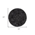 Into the Abyss II 24" X 24" Dark Brown Geometric Wood Circle Hanging Dimensional Sculpture