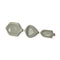 Set of Three Samira Gray Fish Metal Hanging Dimensional Sculpture