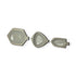Set of Three Samira Gray Fish Metal Hanging Dimensional Sculpture