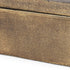 5" Gold Metal Decorative Box Tabletop Sculpture