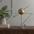 16" Gold Iron Solar System Tabletop Sculpture