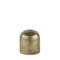 7" Antiqued Brass Cast Aluminum Cylindrical Tabletop Sculpture