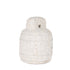 8" White Marble Door Stop