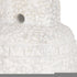 10" White Marble Door Stop
