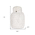 10" White Marble Door Stop