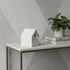 5" White Marble Decorative Wall Sculpture