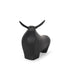 11" Black Aluminum Bull Tabletop Sculpture