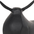 11" Black Aluminum Bull Tabletop Sculpture
