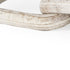 5" Beige Solid Wood Tabletop Sculpture