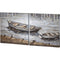 Set Of Two Creekside Diptych Hand Painted Unframed Wall Art