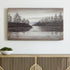 Sunset Narrows Hand Painted Distressed Unframed Wall Art