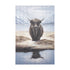 Wild Ox Hand Painted Distressed Unframed Wall Art