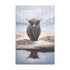 Wild Ox Hand Painted Distressed Unframed Wall Art