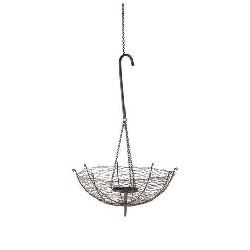 39" Black Woven Metal Lantern Candle Holder