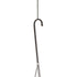 42" Black Distressed Woven Metal Lantern Candle Holder