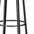 40" Black Distressed Geometric Metal Lantern Candle Holder