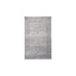 5' X 8' Black And Gray Medallion Hand Woven Distressed Area Rug