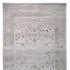 5' X 8' Black And Gray Medallion Hand Woven Distressed Area Rug