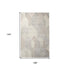 9' X 12' Beige Gray And Ivory Wool Geometric Hand Woven Area Rug