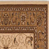 9' Tan And Brown Oriental Runner Rug
