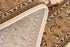9' Tan And Brown Oriental Runner Rug