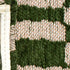 8' X 11' Green And Beige Geometric Berber Washable Area Rug With UV Protection