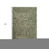 8' X 11' Green And Beige Geometric Berber Washable Area Rug With UV Protection