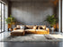7' X 9' Gray White And Brown Abstract Washable Area Rug With UV Protection