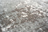 7' X 9' Gray White And Brown Abstract Washable Area Rug With UV Protection