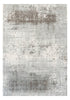 7' X 9' Gray White And Brown Abstract Washable Area Rug With UV Protection