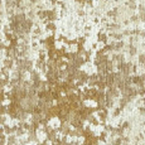 6' X 8' Gold And Beige Abstract Washable Area Rug With UV Protection